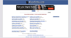 Desktop Screenshot of 4lawnotes.com
